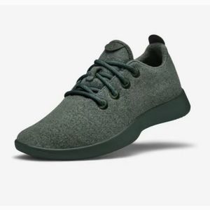Allbirds Tuke Matcha Green Wool Runner Sneakers Size 10
